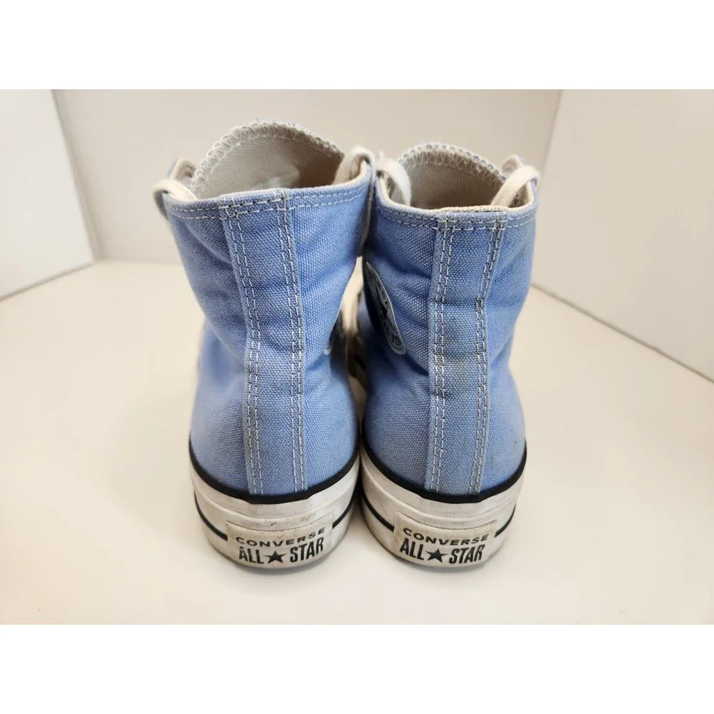 Converse‎ All Star Shoes Women's 5.5 Light Blue Lift Platform Chuck Taylor